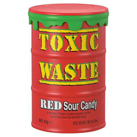 Toxic Waste Red Sour Candy 42g | Bestway Wholesale