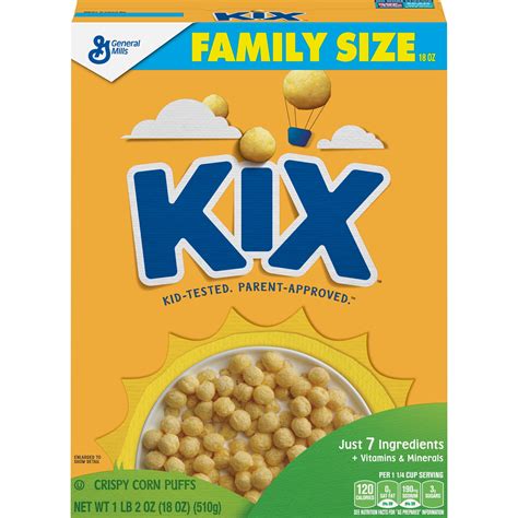 Kix PAW Patrol, Cereal, with Whole Grain, 18 oz - Walmart.com