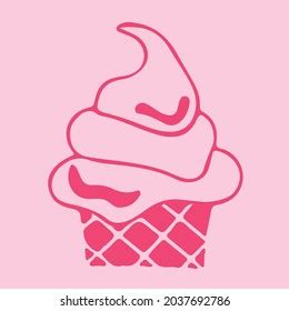 Ice Cream Cone Cut Out Vector Stock Vector (Royalty Free) 2037692786 ...