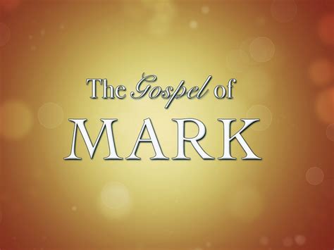 FreeChurchPics : The Gospel of Mark