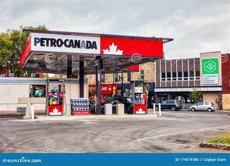 Petro Canada Gas Station in Montreal Editorial Photo - Image of retail ...