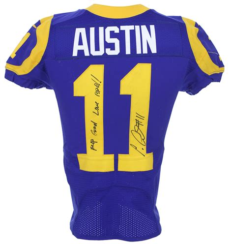 Lot Detail - 2015 Tavon Austin St. Louis Rams Signed Game Worn Alternate Jersey (MEARS LOA/*JSA*)