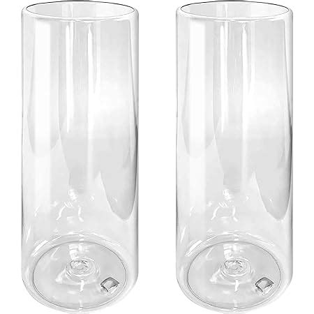Amazon.com: 2 Pieces Plastic Vases Cylinders, Vase Filler Water Gel Beads Plant Vases ...