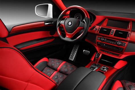 BMW X6 Interior red Lumma design | Bmw x6, Bmw x6 interior, Red interior car