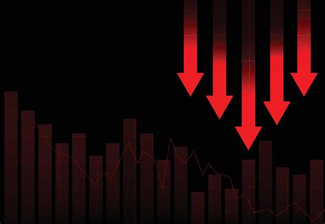 Stock market exchange loss trading graph analysis investment for ...