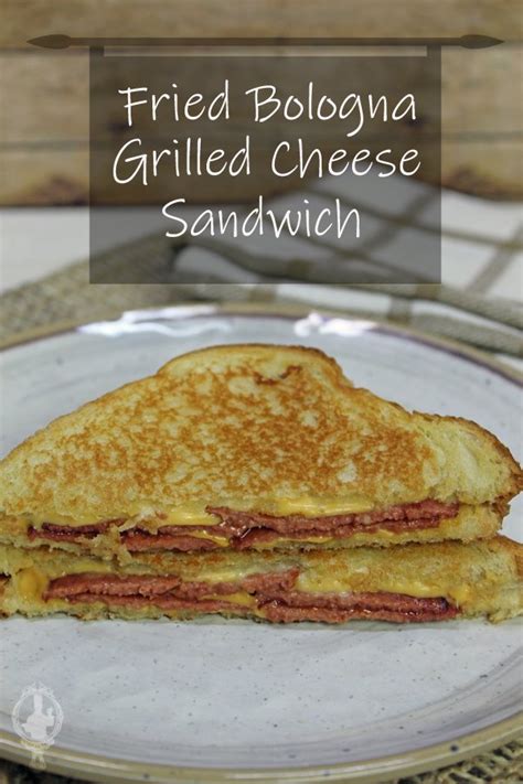 Fried Bologna Grilled Cheese Sandwich – Through the Cooking Glass