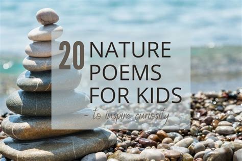 20 Nature Poems for Kids - to inspire curiosity - Pale Blue Marbles