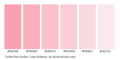 Tinder Pink Circles Color Scheme » Brand and Logo | Color schemes ...