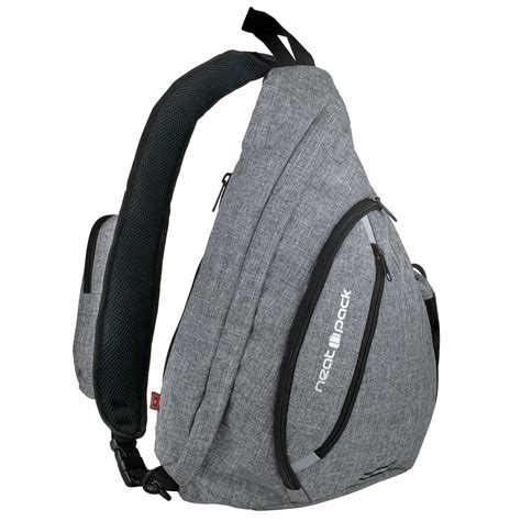 Versatile Canvas Sling Bag Backpack with RFID Security Pocket and Mult – NeatPack