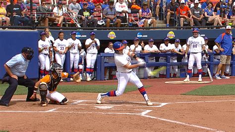 Florida Softball Starts Their World Series Run With A Win; Take on LSU ...