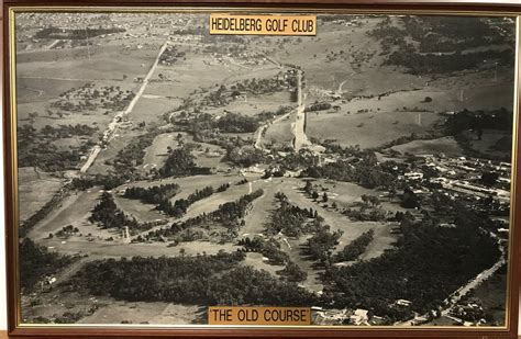 Photograph - Framed Photograph, Heidelberg Golf Club: The old course, 1966c