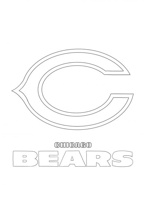 Free Coloring Pages Chicago Bears