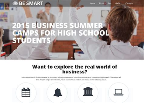 Free Education Responsive Website Template - TemplateMonster