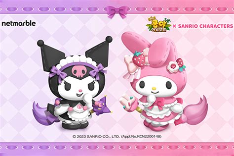 Sanrio characters MY MELODY and KUROMI Join Merge Fantasy Island in ...