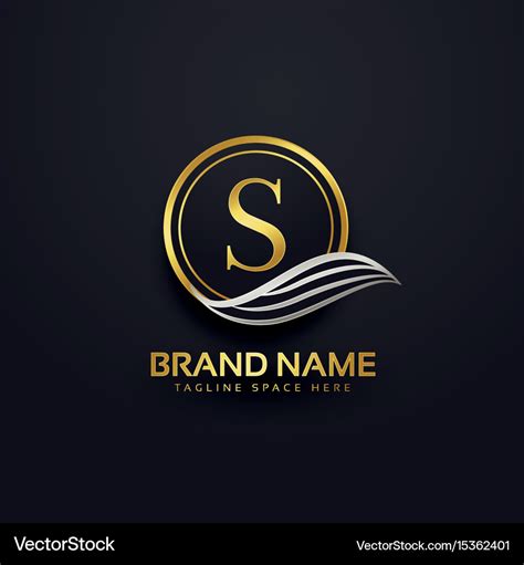 Letter s creative premium logo design Royalty Free Vector