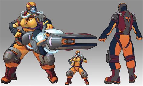 Fan Skin I made for Zarya. via /r/Overwatch – OW Highlights