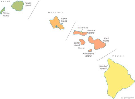 Map of Hawaii