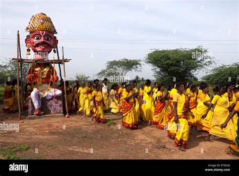 Aravan statue in duryodhana padukalam festival ; Sevilimedu ; Kanchipuram ; Kancheepuram ...