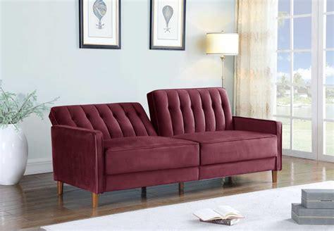 Angel Sofa Bed - Burgundy