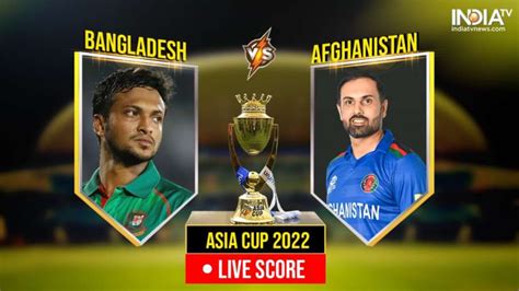 Asia Cup, AFG vs BAN, Highlights: Afghanistan win by 7 wickets – India TV