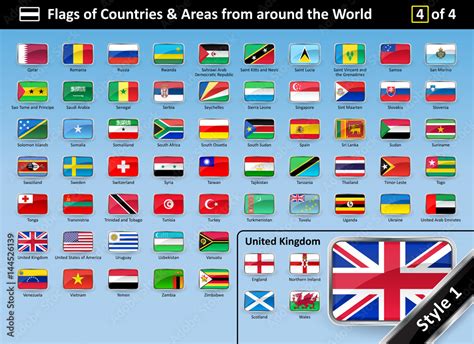 Detailed Flags of Countries and Areas from around the World - Country ...