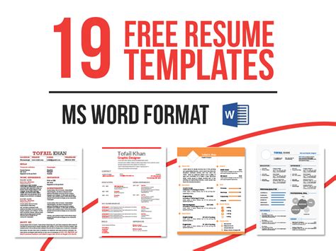 Ms Word Resume Template Free Download For Your Needs