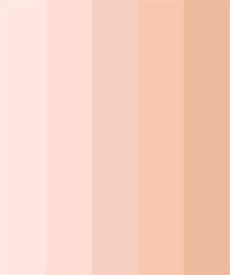 Light Skin Tones Color Palette | Peach color palettes, Colors for skin tone, Skin color palette