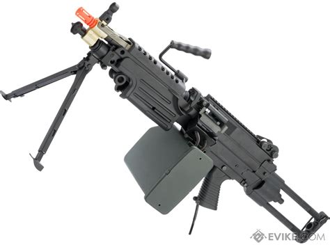 Cybergun FN Licensed M249 Airsoft Machine Gun (Version: Para / Black / Wolverine Inferno ...