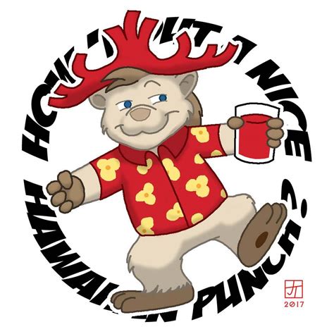 The new mascot of Hawaiian Punch by bobbythornbody -- Fur Affinity [dot] net