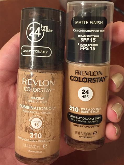 Revlon Colorstay foundation in 310 Warm Golden and its replacement. It’s been at least 7 years ...