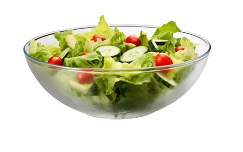 a bowl of salad with tomatoes, onions and lettuce transparent background ai generated 27254693 PNG