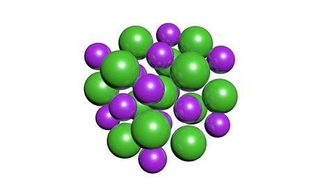 Na-cl Molecule Structure 3D Model - TurboSquid 1414502