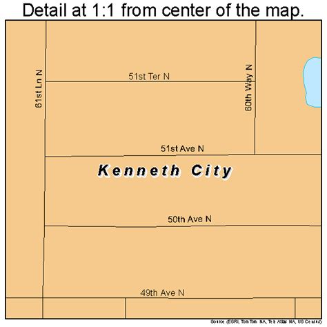 Kenneth City Florida Street Map 1236175