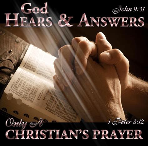 god-only-hears-a-christians-prayer. God Answers Prayers, Answered ...