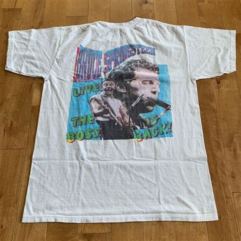 1993 Vintage Bruce Springsteen Lucky Town Tour Tee 90… - Gem