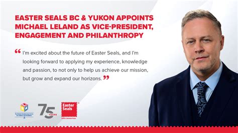 Easter Seals BC & Yukon appoints Michael Leland as Vice-President, Engagement and Philanthropy ...