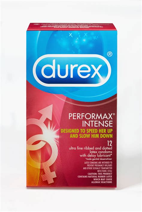 Durex Performax Intense Ultra-Fine, Ribbed and Dotted Condoms with ...