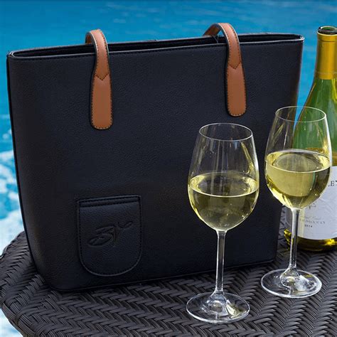 PortoVino Wine Purse with hidden spout (Black) | Wine purse, Wine bag ...