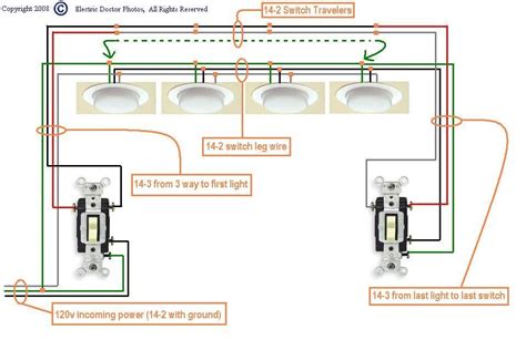 Wiring A 3 Way Switch To Multiple Lights