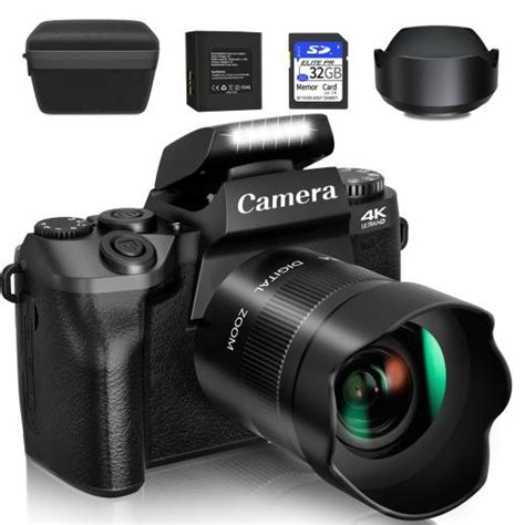 UHD 4k Video Camera Camcorder with 18X Digital Zoom,64MP Digital Camera ...