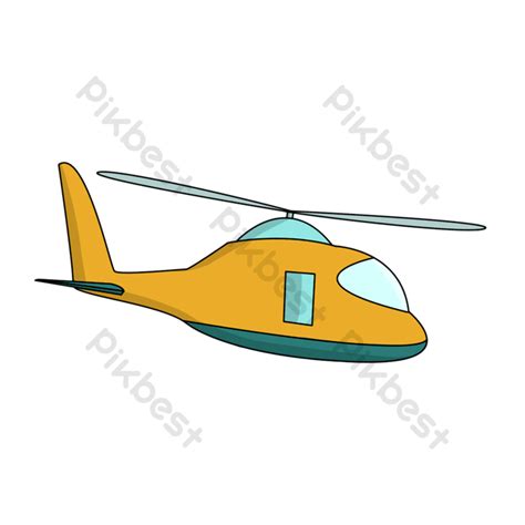 yellow blue helicopter clipart | PNG Images PSD Free Download - Pikbest