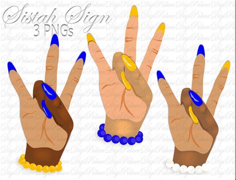 Black Greek Hand Symbol Signs L Sorority and Frat Hand Symbol - Etsy Ireland