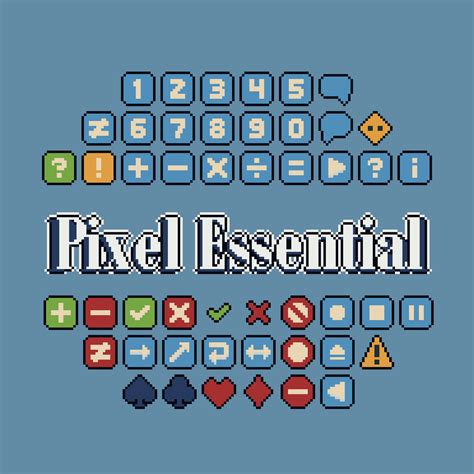 48 Essential Pixel Icons [16x16] by bernas veroli