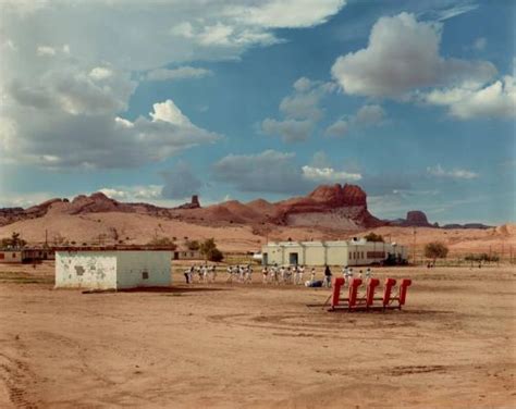 The Eagles of Kayenta Junior High School at Football Practice, Kayenta, Arizona, Navajo Nation ...