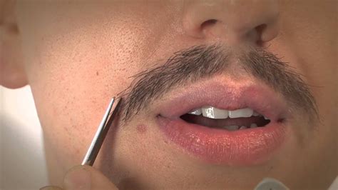 How To Trim Your Moustache - YouTube