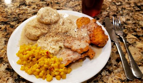 Fried Chicken with Biscuits and Gravy | What's 4 Dinner Solutions