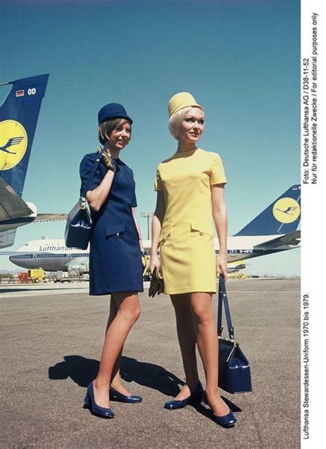 10 More Vintage Flight Attendant Uniforms