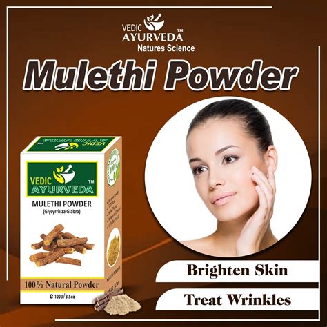 Mulethi Powder For Skin - 100% Natural - Vedicayurvedas