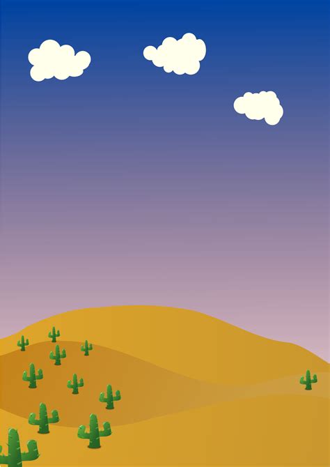 Clipart - Desert background