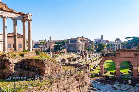 The Roman Forum, Forum Romanum is Rectangular Forum Surrounded by Ruins ...